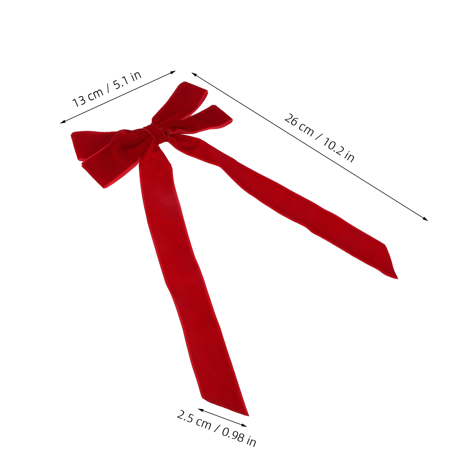 12 szt. Czerwone kokardki świą – Bow Tie Pre Tied recenzja i cena