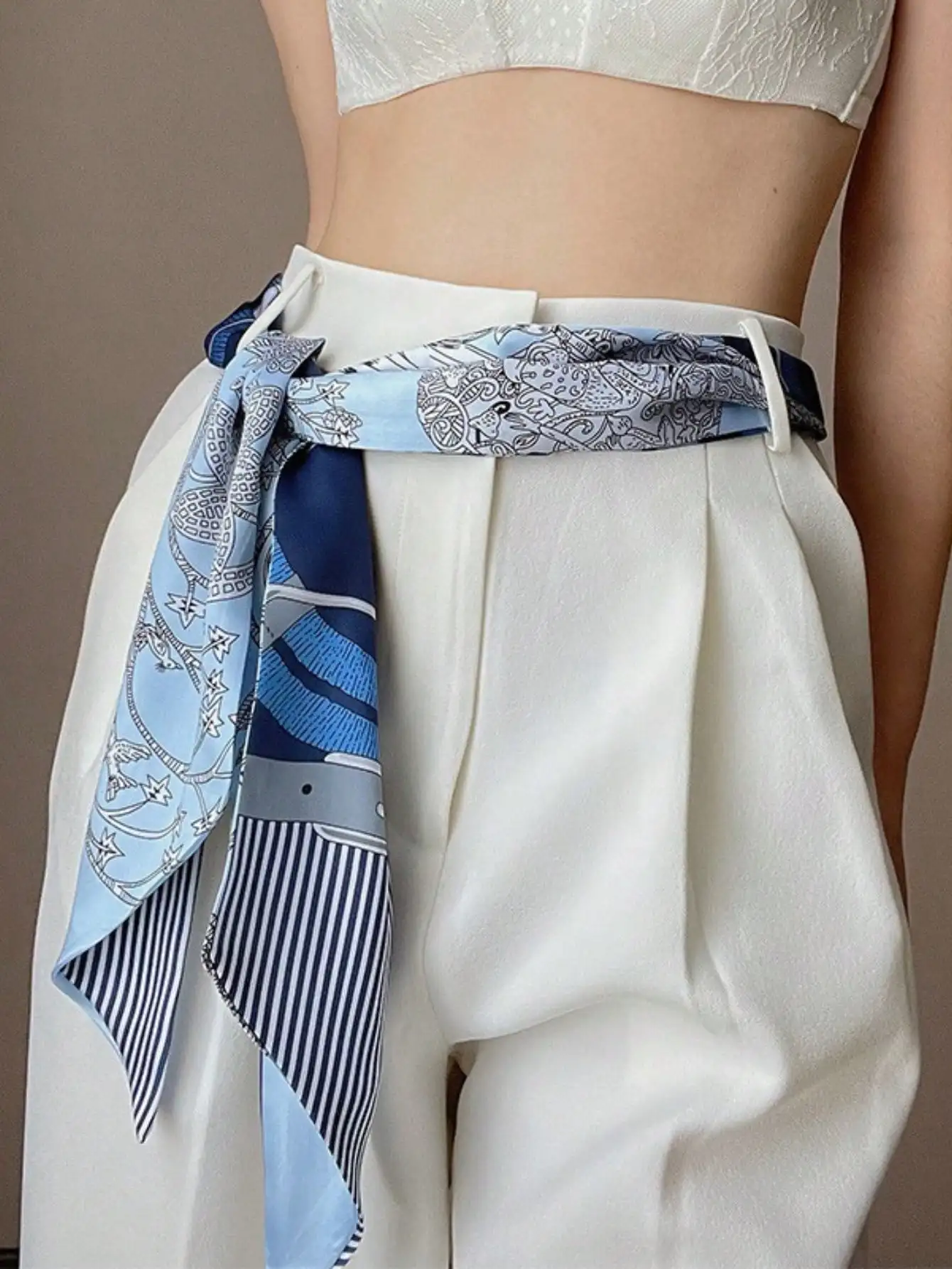 Damski wiosenny/letni codzienn – Scarf Silk Square recenzja i cena