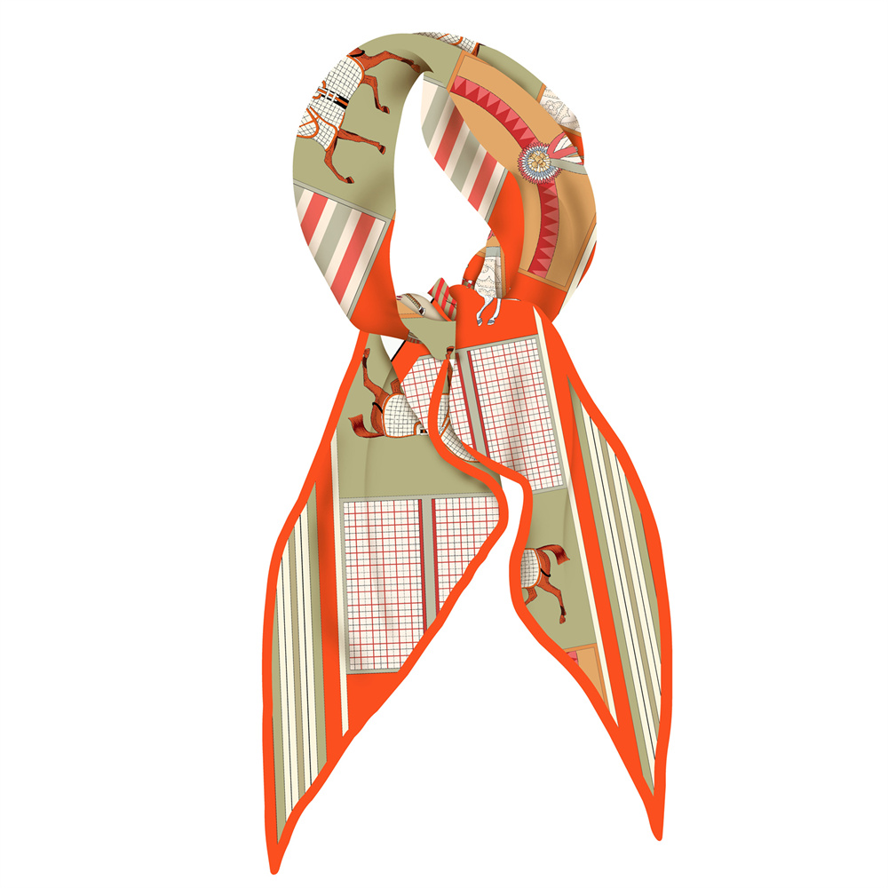 Nowe, modne, drukowane jedwabn – Scarf Silk Square recenzja i cena