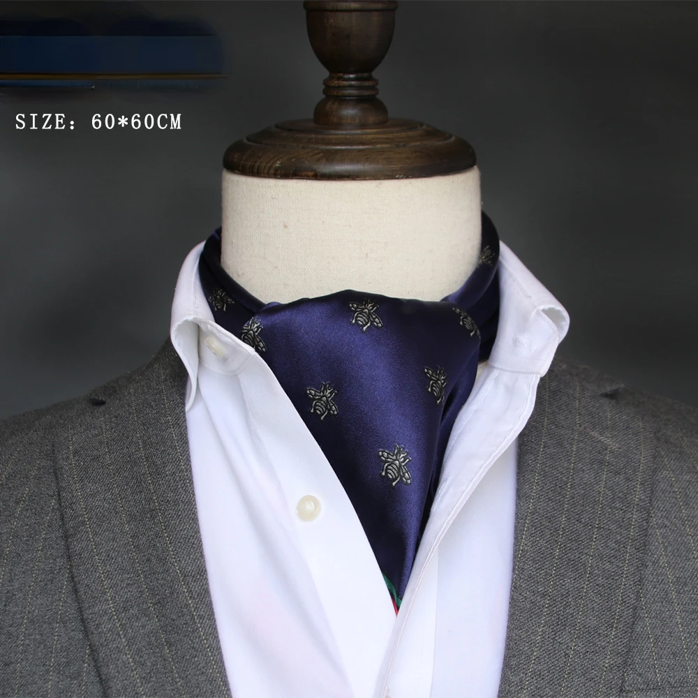 Brytyjski męski jedwabny szali – Scarf Silk Square recenzja i cena